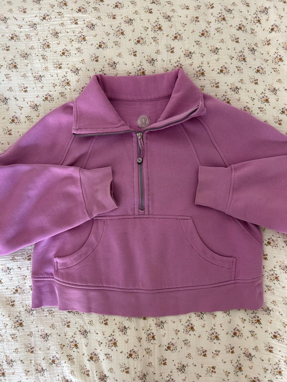 Women’s Lululemon Pink Funnel Neck Scuba